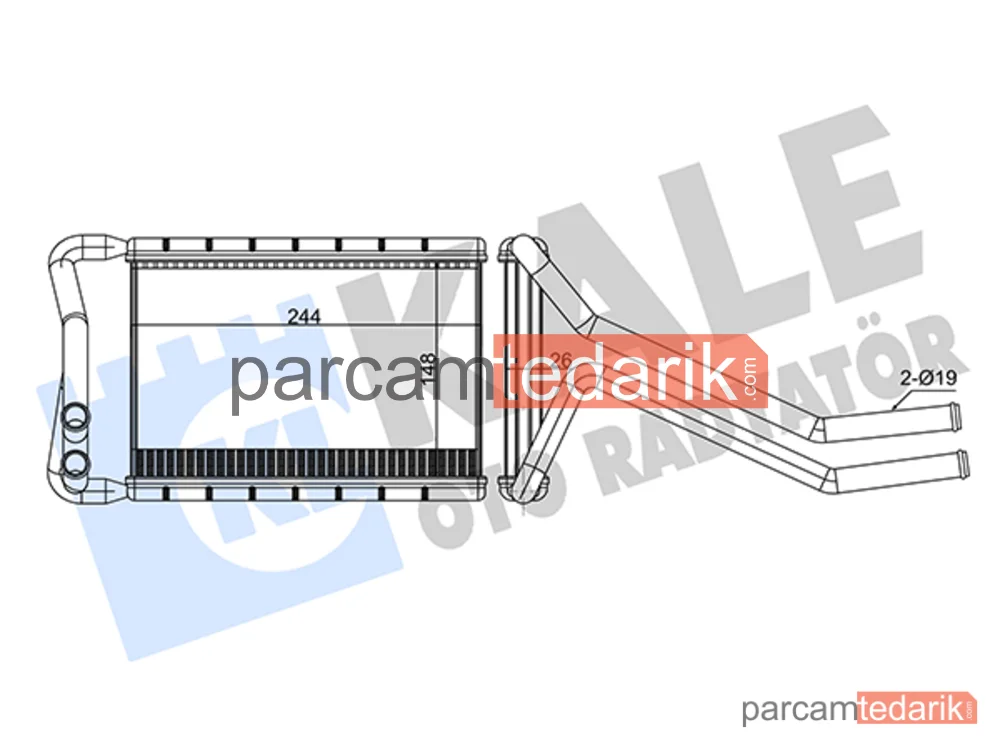 347365 | Kalorifer Radyatörü — Hyundai Santa FÉ III, Hyundai Grand Santa FÉ