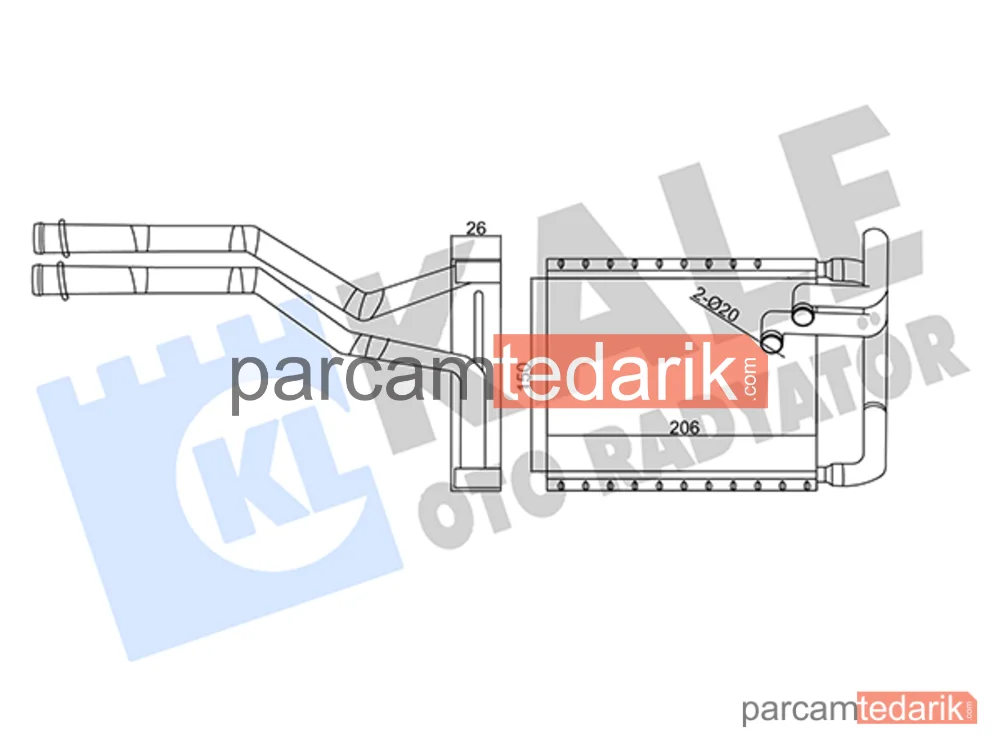 347395 | Kalorifer Radyatörü — Kia Ceed SW, Hyundai i30, Kia Pro Ceed