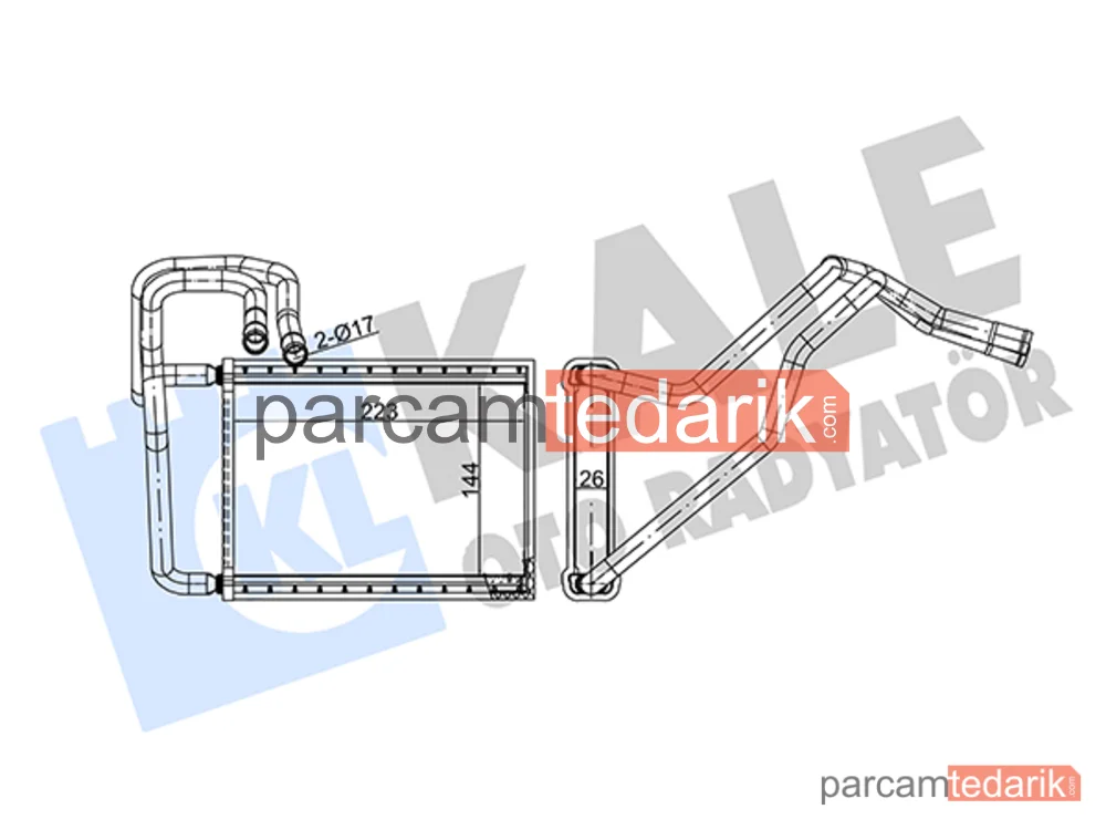 347405 | Kalorifer Radyatörü — Kia Cerato I