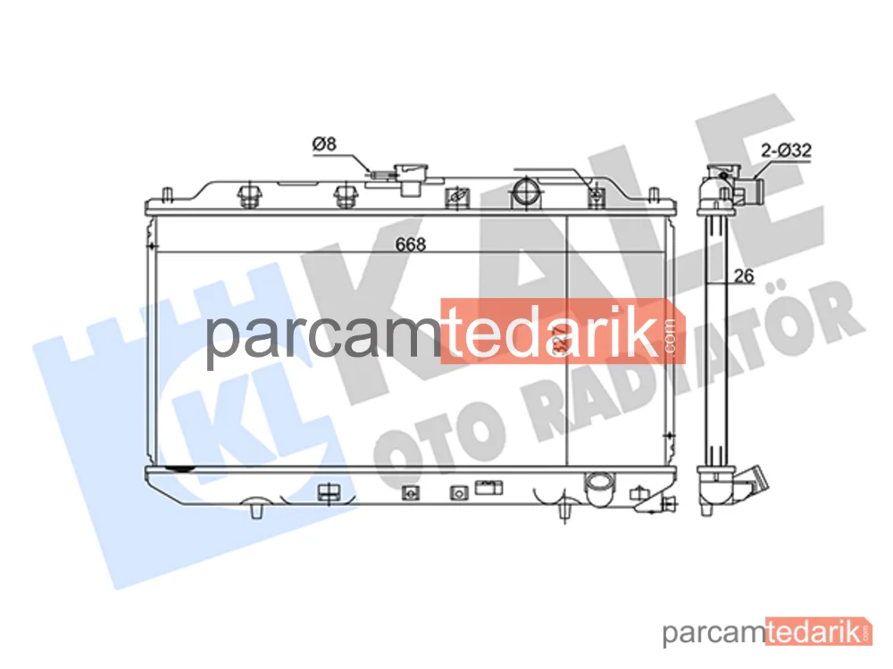 347770 | Su Radyatörü — Honda Integra