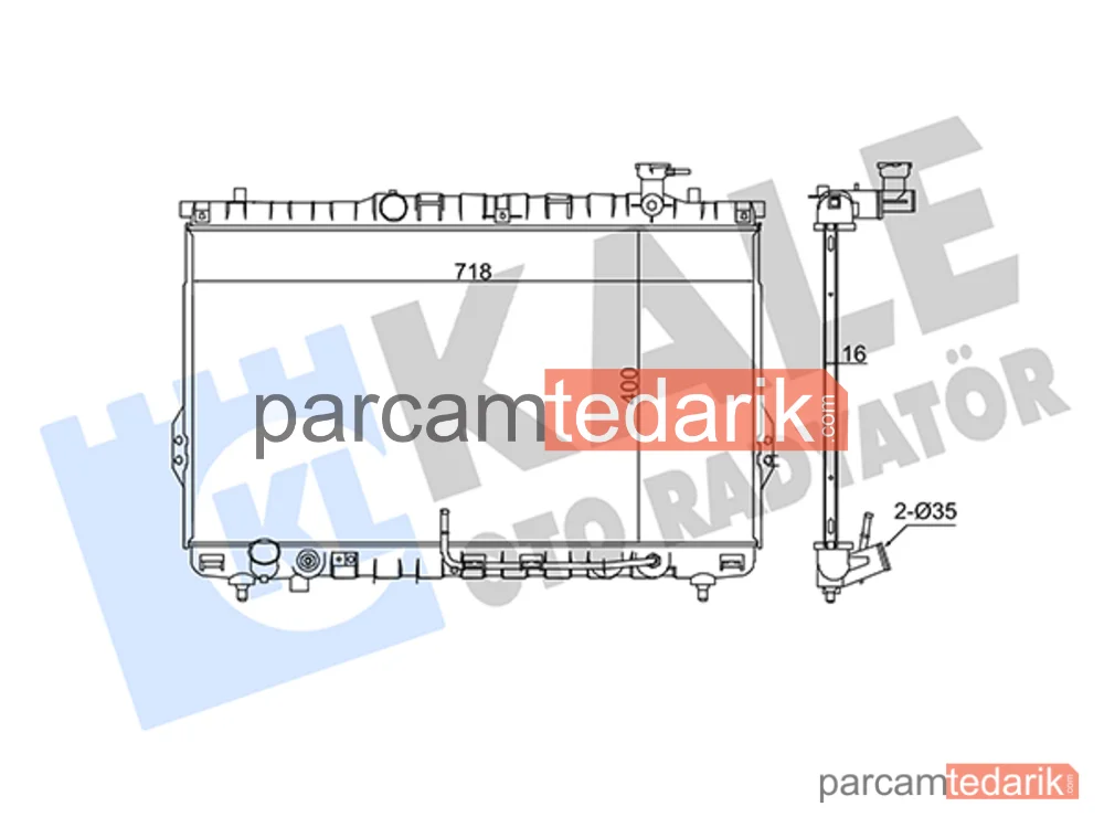 347825 | Su Radyatörü — Hyundai Santa FÉ I