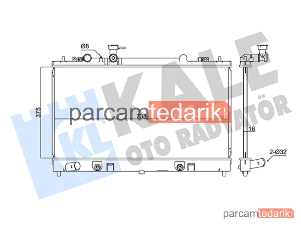 347885 | Su Radyatörü — Mazda 6