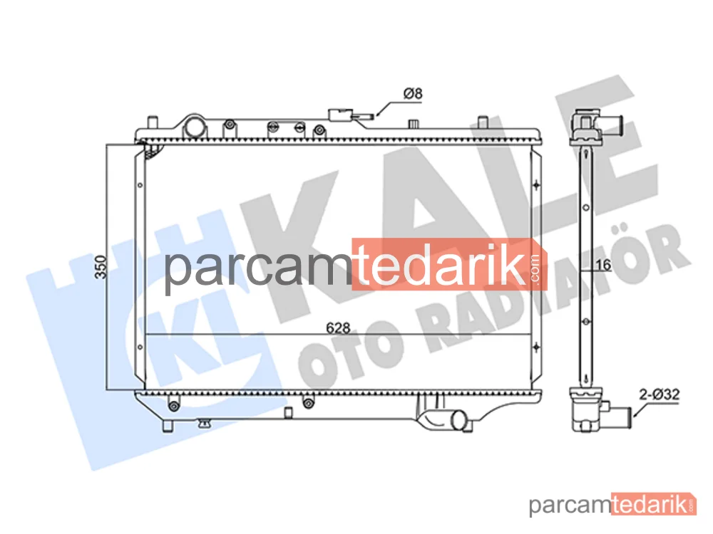 347895 | Su Radyatörü — Mazda 323 F IV