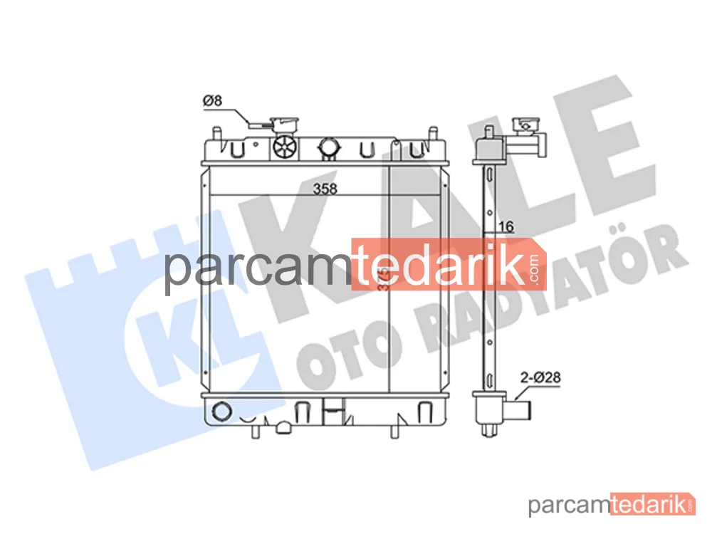 347990 | Su Radyatörü — Nissan Micra II