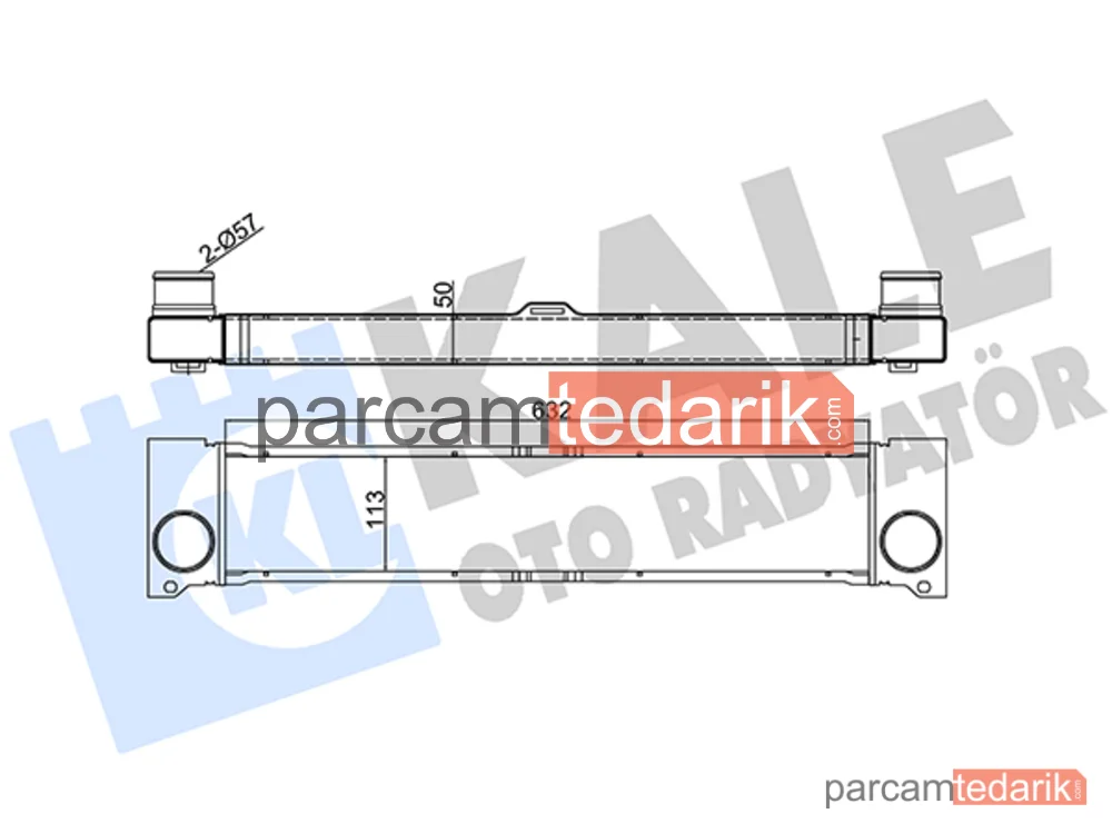 348000 | Turbo Radyatörü — Mercedes-Benz Viano, Mercedes-Benz Vito / Mixto, Mercedes-Benz Vito