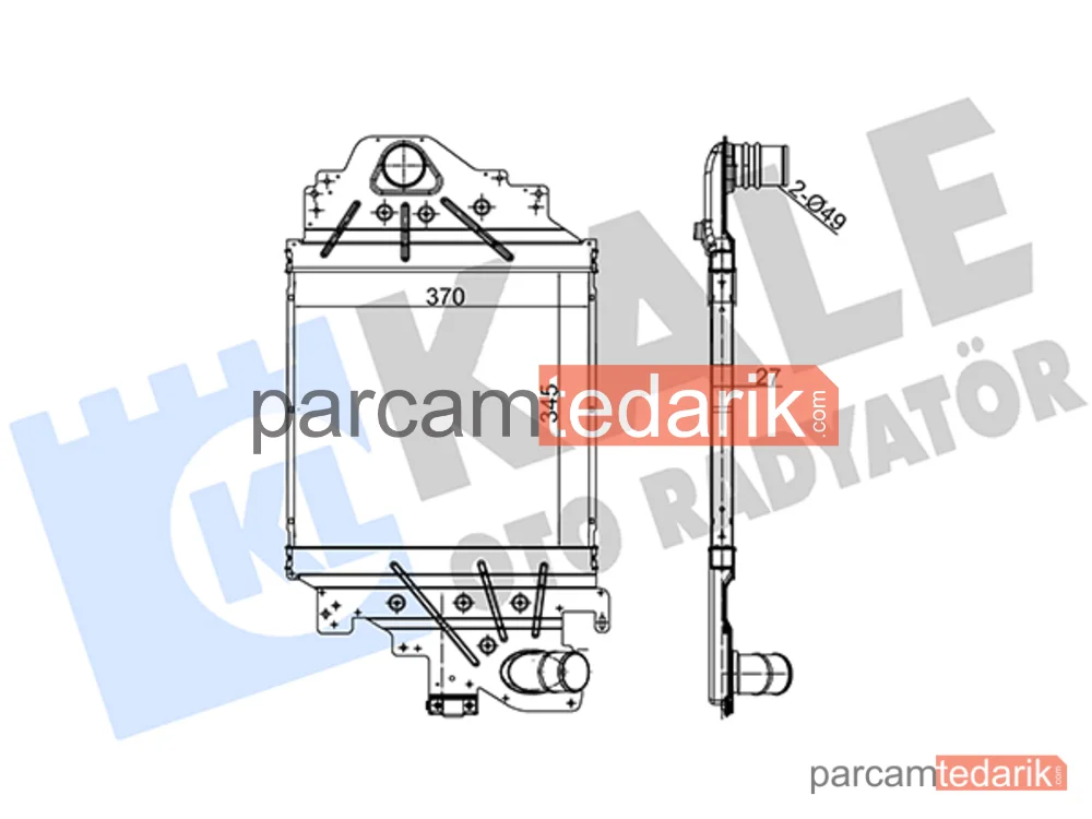 Turbo Radyatörü — Renault Clio II - 348100