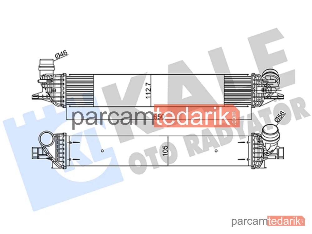 Turbo Radyatörü — Renault Laguna Coupe, Renault Laguna III, Renault Laguna III Grandtour - 348200