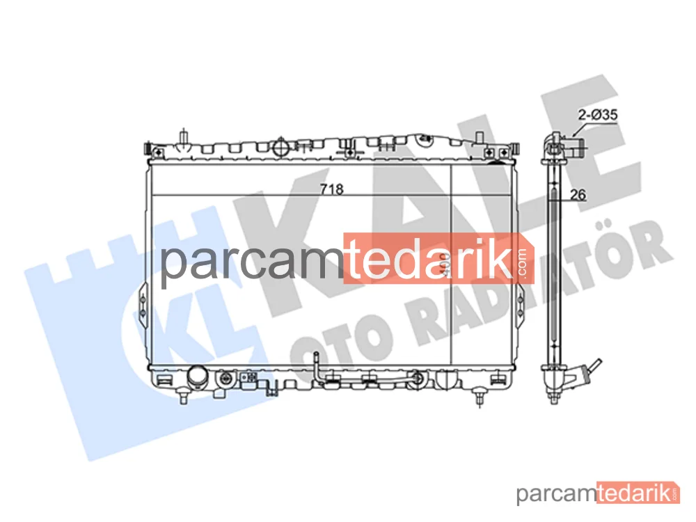 348340 | Su Radyatörü — Hyundai Trajet, Hyundai Highway