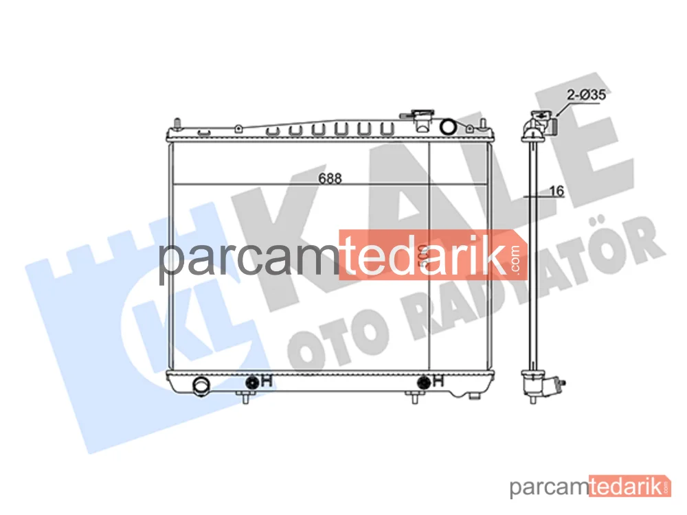 348410 | Su Radyatörü — Nissan Pathfinder II