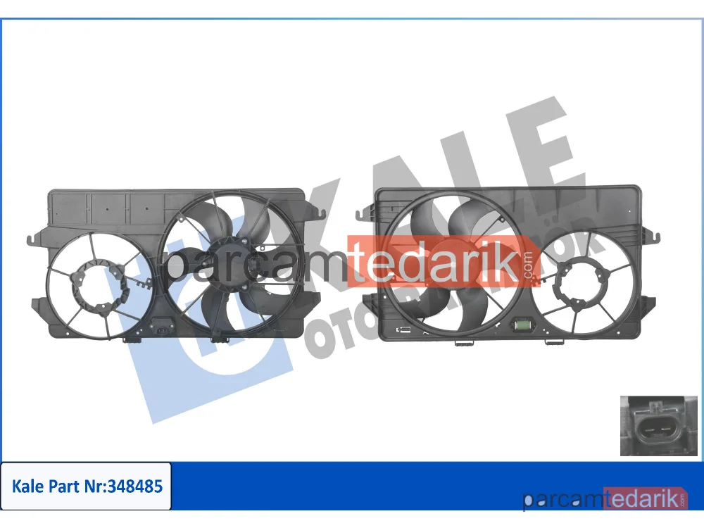 348485 | Soğutma Fanı — Ford Tourneo Connect, Ford Transit Connect