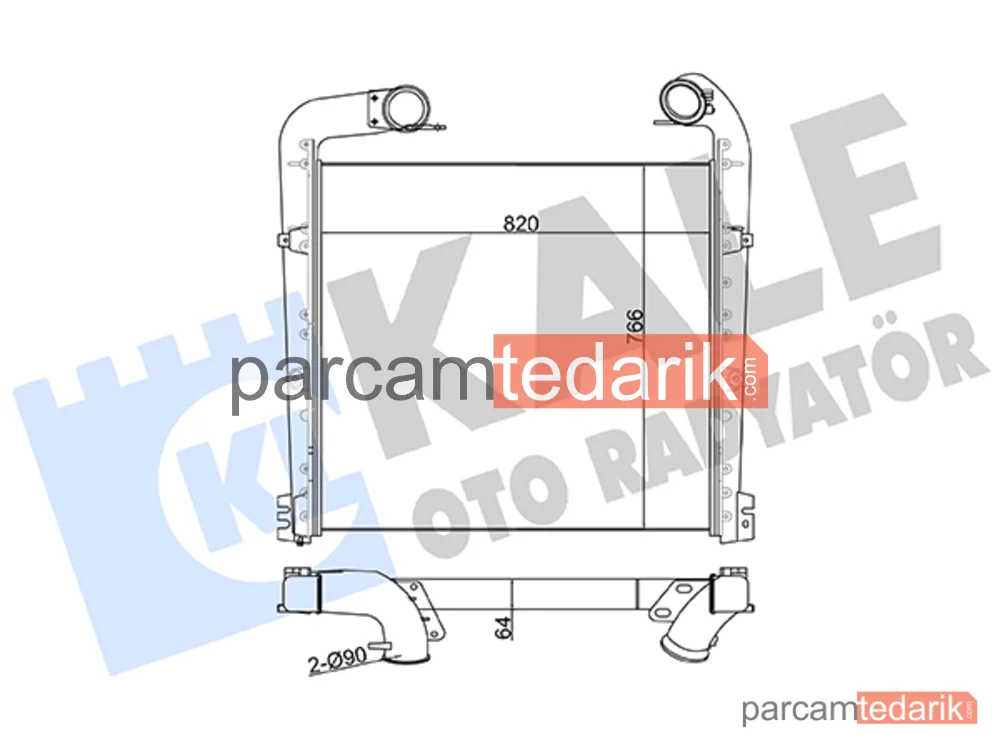 349325 | Turbo Radyatörü — Scania R I