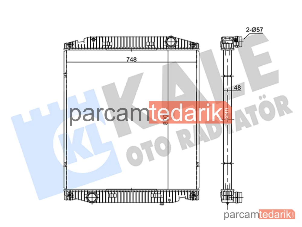 349385 | Su Radyatörü — Iveco Trakker I