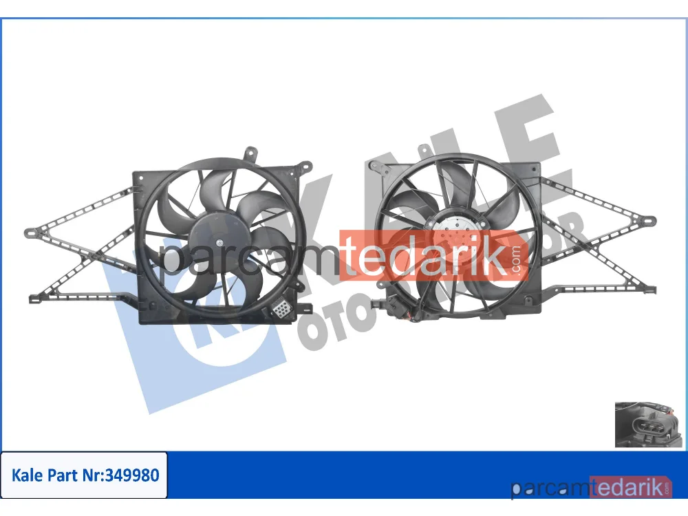 349980 | Soğutma Fanı — Opel Astra G Cabrio, Opel Astra G Classic, Opel Astra G Classic Caravan