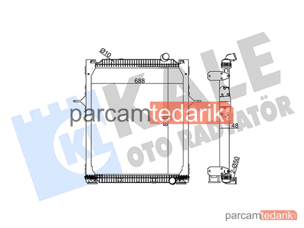 350175 | Su Radyatörü — Renault Trucks D