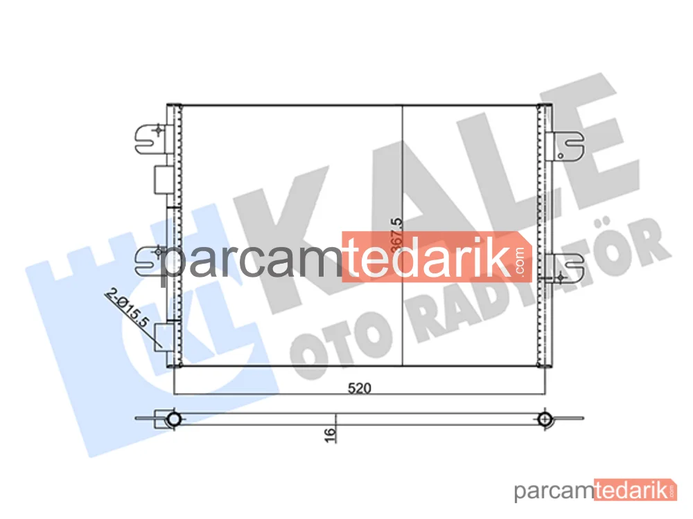 350345 | Klima Kondenseri