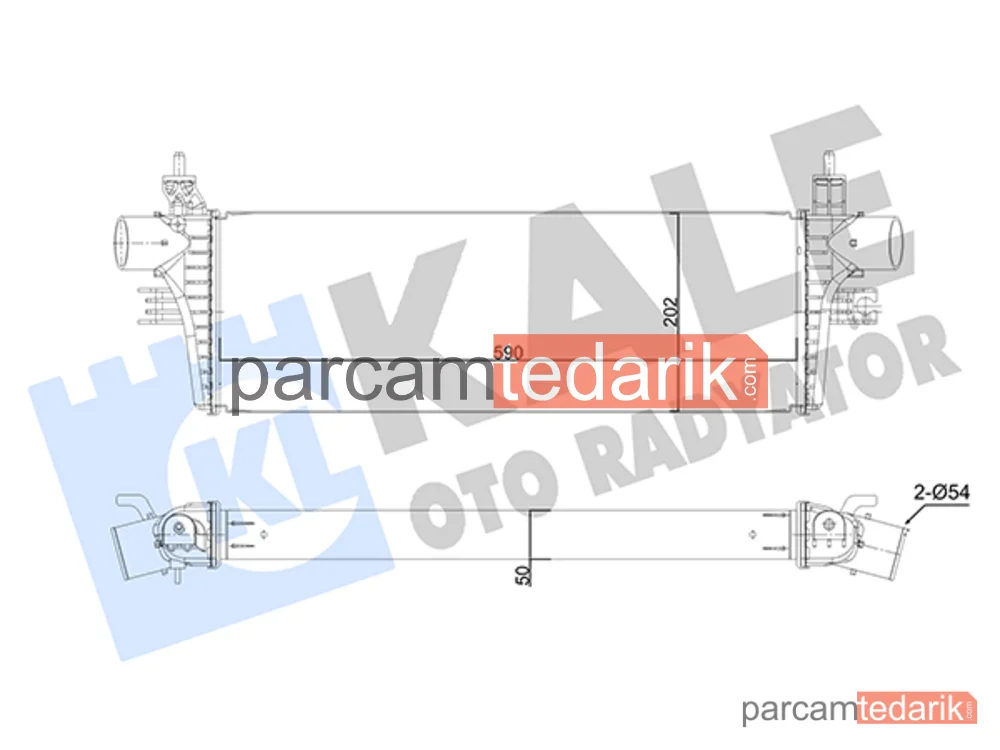 350415 | Turbo Radyatörü — Toyota Hilux VIII