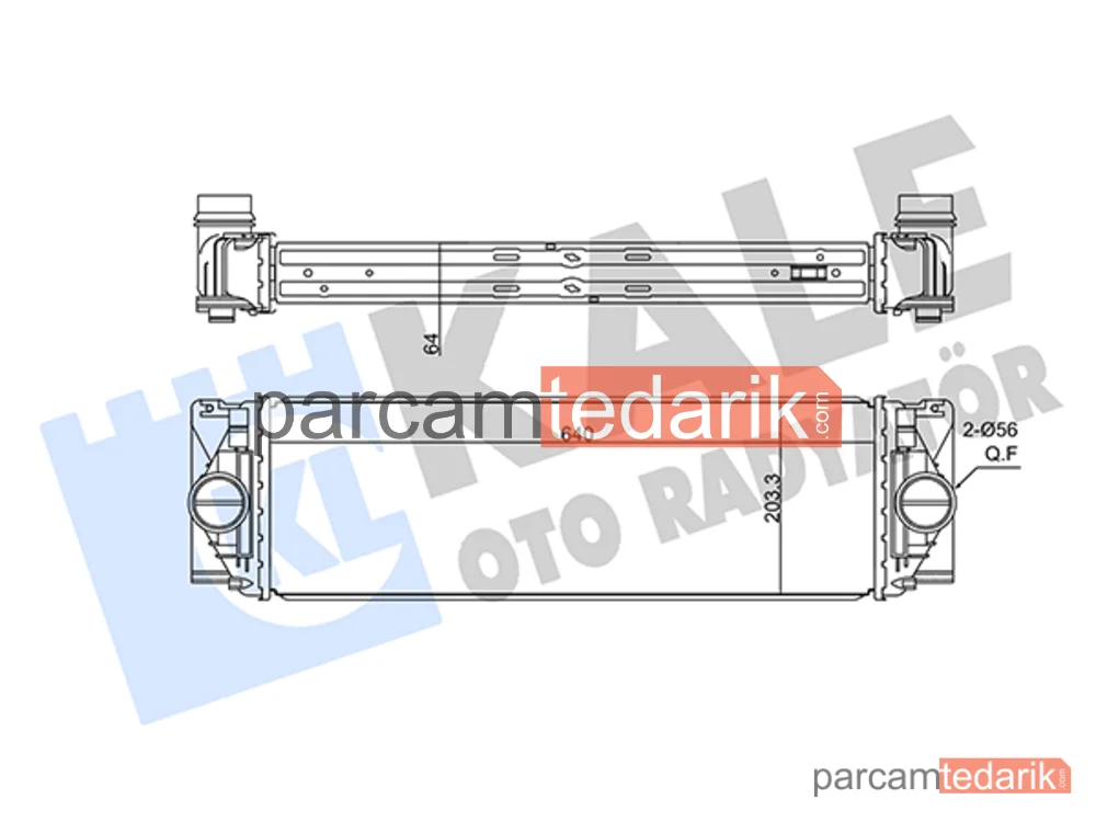 350885 | Turbo Radyatörü — Mercedes-Benz Sprinter 5-t, Mercedes-Benz Sprinter 3,5-t