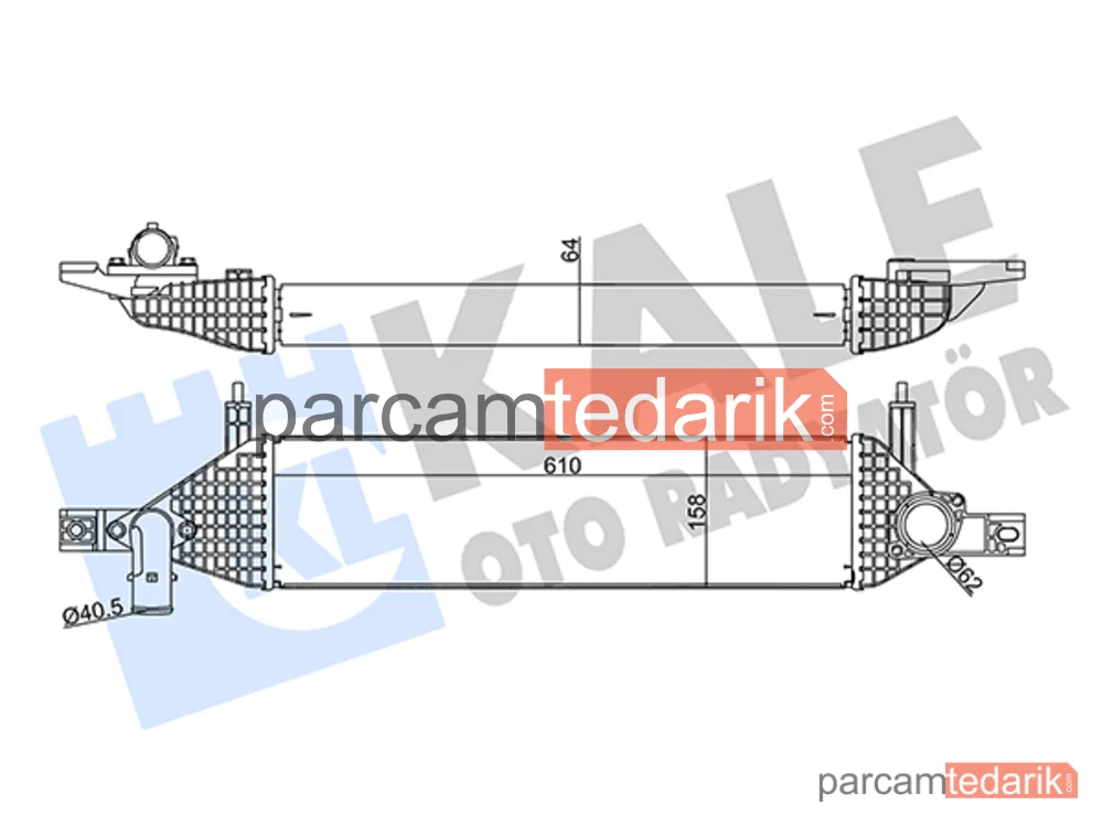 350930 | Turbo Radyatörü — Nissan Qashqai I