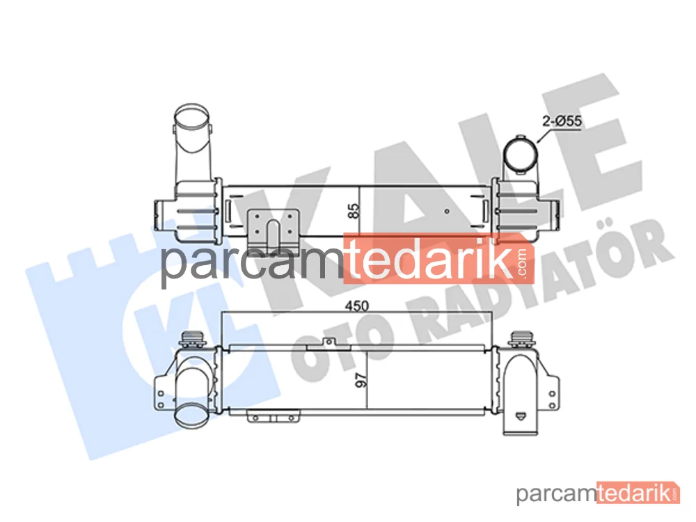 350935 | Turbo Radyatörü — Kia Sorento I