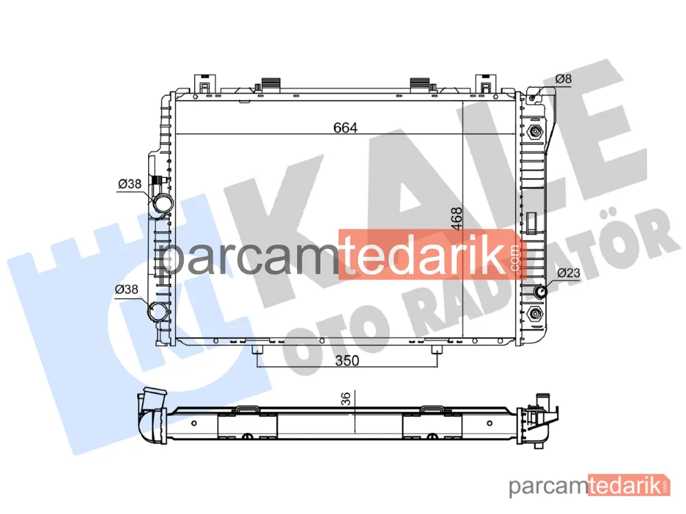 351500 | Su Radyatörü — Mercedes-Benz S-Serisi