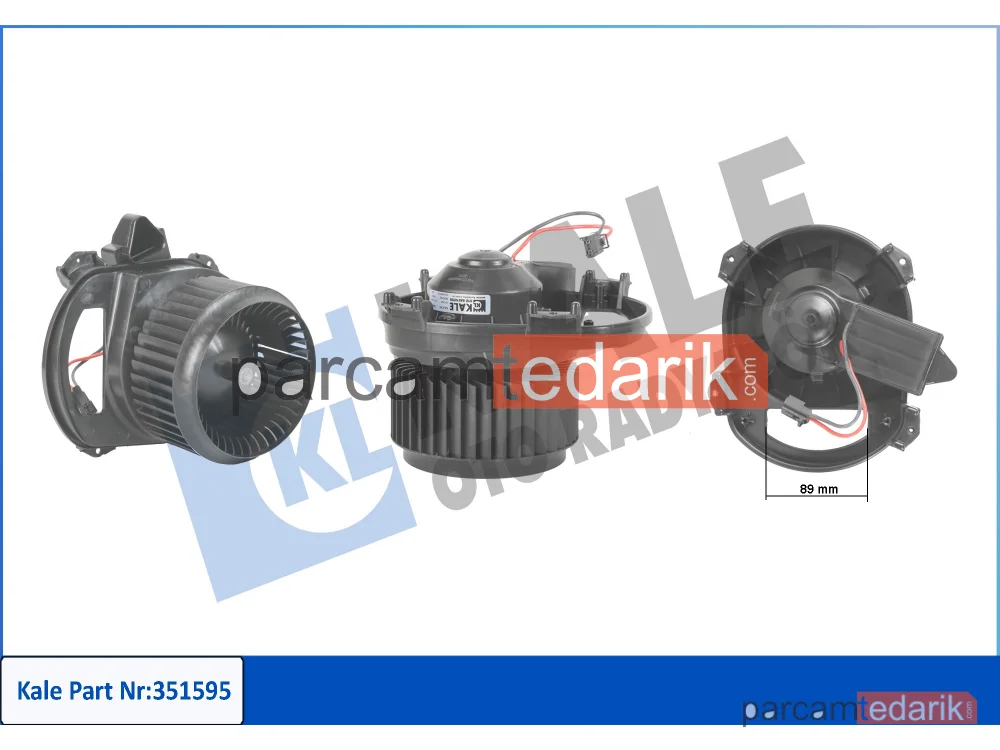 351595 | Kalorifer Fan Motoru — Mercedes-Benz B-Serisi, Mercedes-Benz CLA Coupe, Mercedes-Benz Gla-Serisi