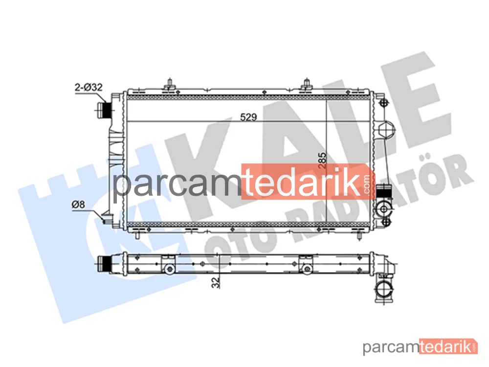 351795 | Su Radyatörü — Citroen C15