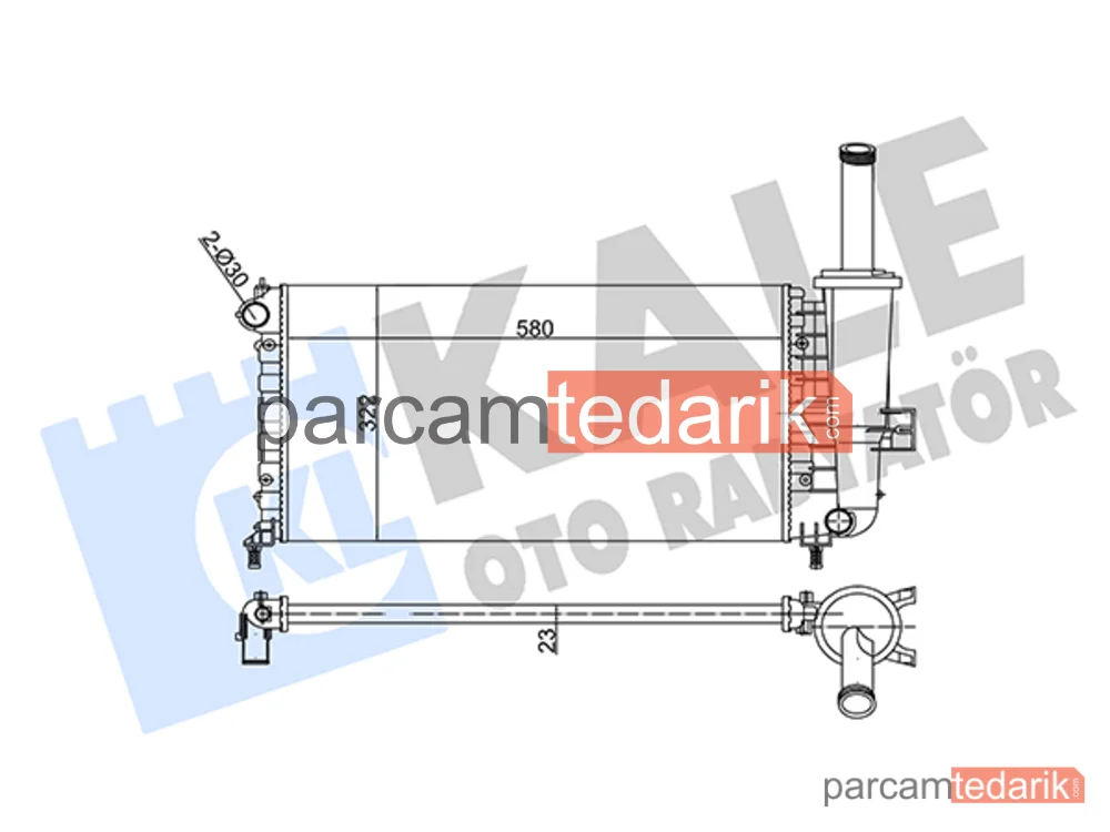 351855 | Su Radyatörü — Fiat Punto