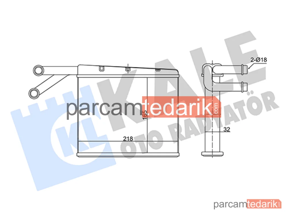 352150 | Kalorifer Radyatörü — Mercedes-Benz Sprinter 4-t, Mercedes-Benz Sprinter 3-t