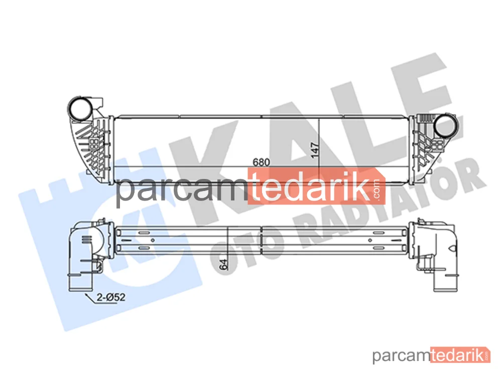 Turbo Radyatörü — Renault Laguna II, Renault Laguna II Grandtour, Renault Vel Satis - 352260