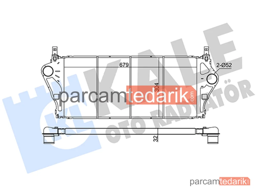 Turbo Radyatörü — Renault Laguna II, Renault Laguna II Grandtour, Renault Espace IV - 352275