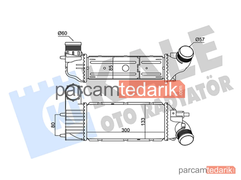 352285 | Turbo Radyatörü — Peugeot 607