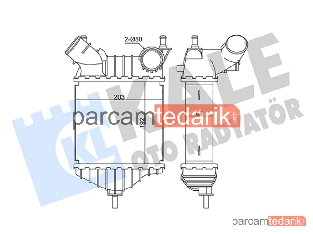 Turbo Radyatörü — Fiat Punto - 352350