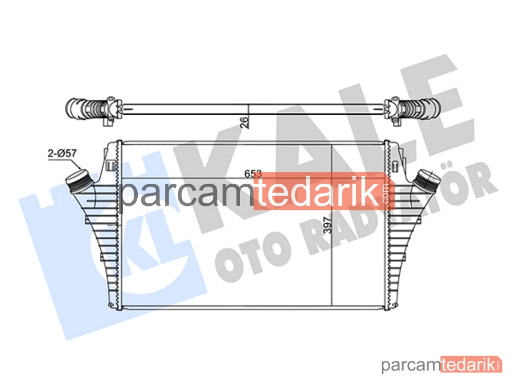 Turbo Radyatörü — Fiat Croma, Saab 9-3 Cabrio, Saab 9-3 - 352355