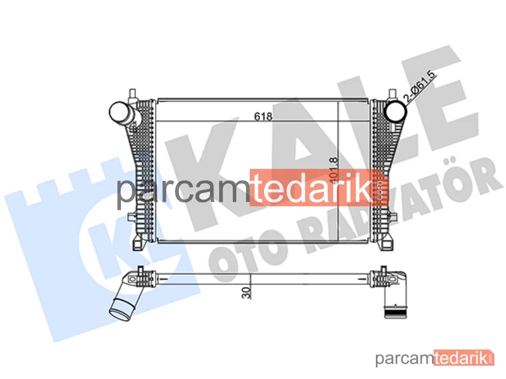 352405 | Turbo Radyatörü — Seat Leon ST, Audi A3 Cabrio, Audi TT Roadster