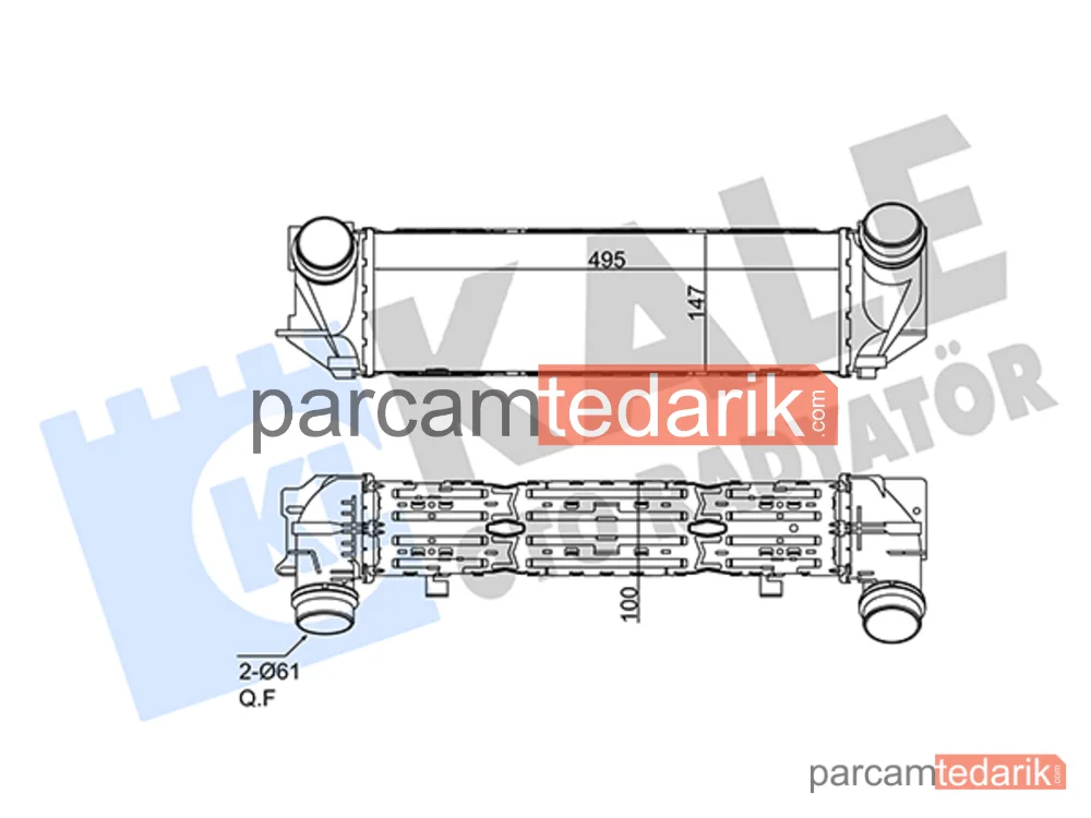 352495 | Turbo Radyatörü — BMW 5 Touring, BMW 5