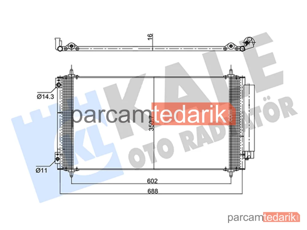 352590 | Klima Kondenseri — Lancia Phedra, Citroen C8, Fiat Ulysse