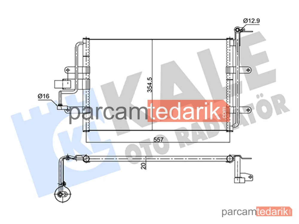 352630 | Klima Kondenseri — Seat Leon