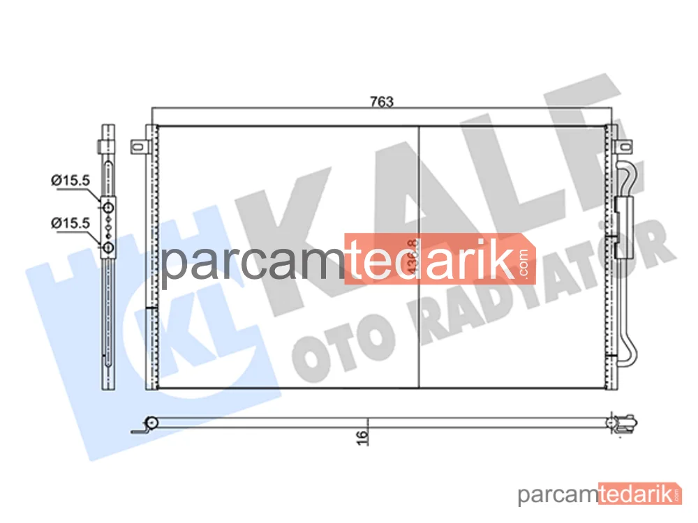 352635 | Klima Kondenseri — Chrysler Voyager IV