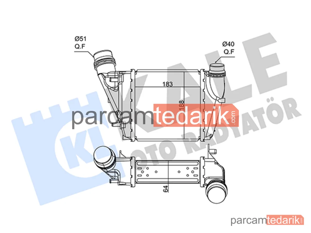 Turbo Radyatörü — Renault Twingo II - 352640