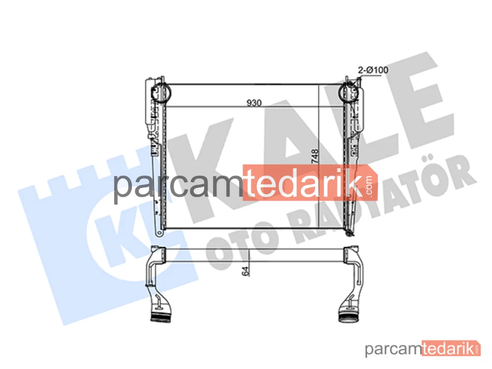 352880 | Turbo Radyatörü — Mercedes-Benz Arocs