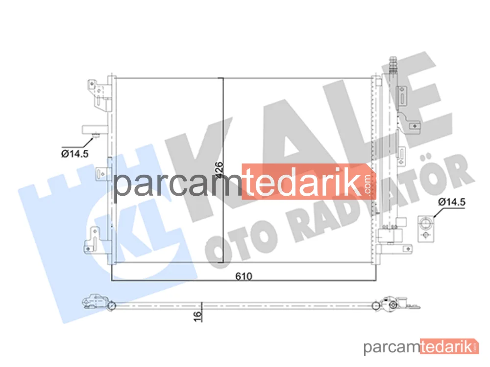 353070 | Klima Kondenseri — Volvo XC90 I