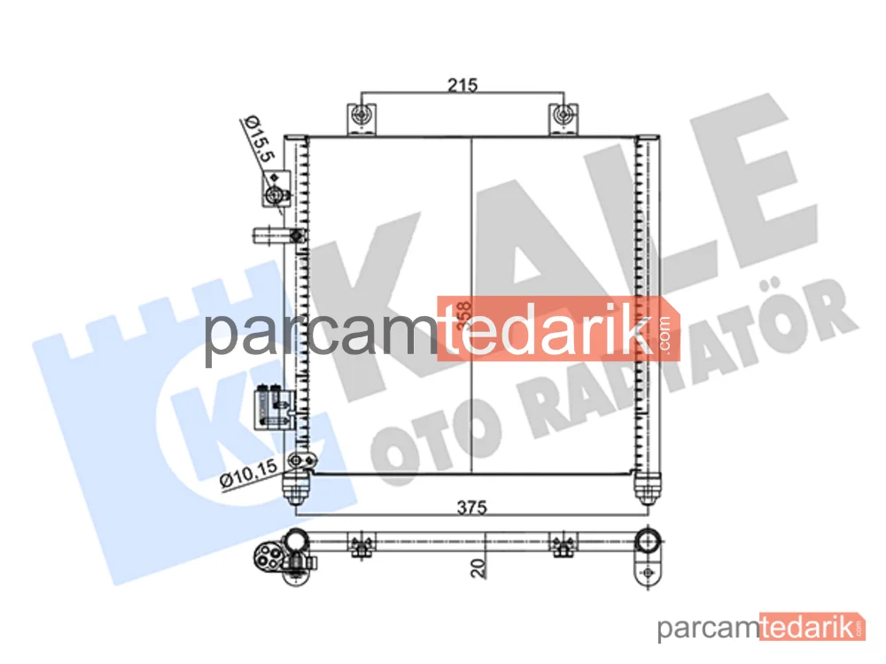 353120 | Klima Kondenseri — Opel Agila A, Suzuki Wagon R Solio, Suzuki Wagon R