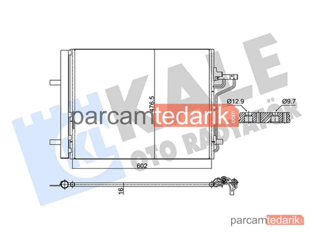 353135 | Klima Kondenseri — Ford Focus III, Ford Grand C-Max, Ford C-Max II