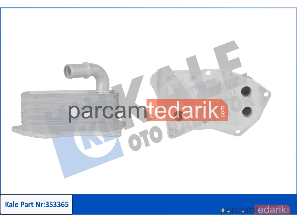 353365 | Yağ Soğutucusu — Opel Astra J, Opel Meriva B MPV, Chevrolet Trax
