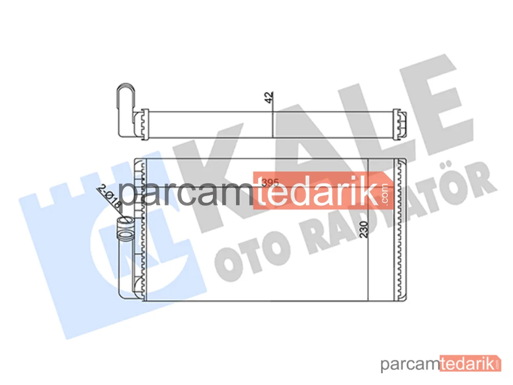 353845 | Kalorifer Radyatörü — Mercedes-Benz Actros MP2 / MP3