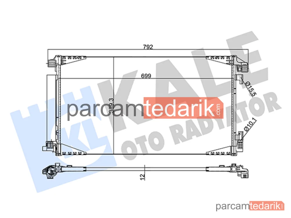 353865 | Klima Kondenseri — Toyota C-HR