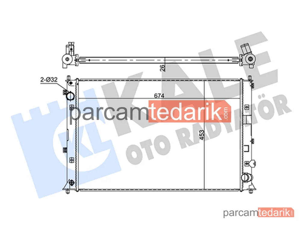 353885 | Su Radyatörü — Honda Civic X