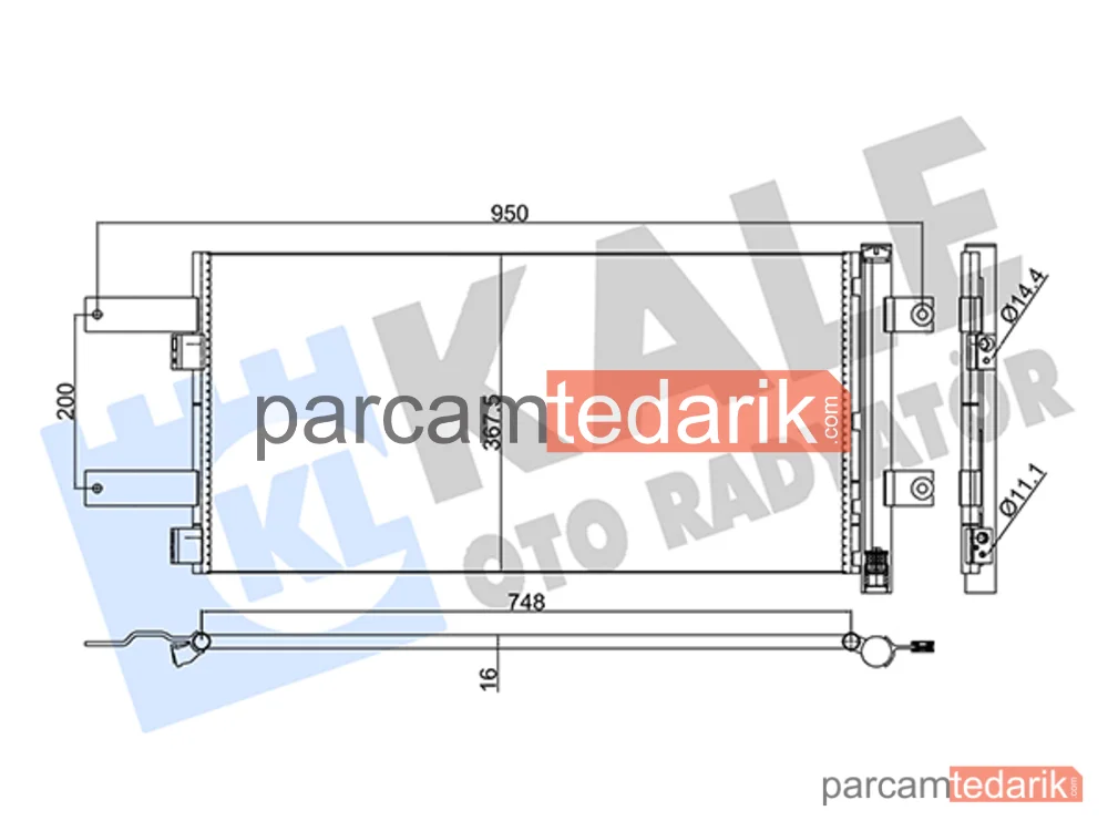 354095 | Klima Kondenseri — MAN TGS I