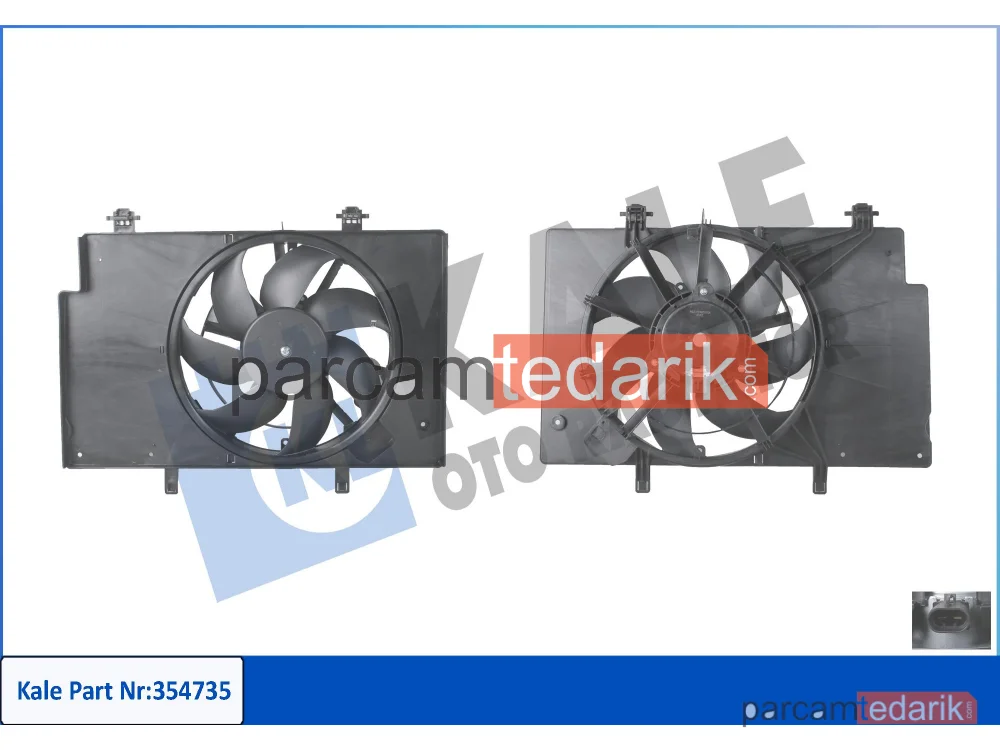 354735 | Soğutma Fanı — Ford Fiesta VI, Ford B-Max