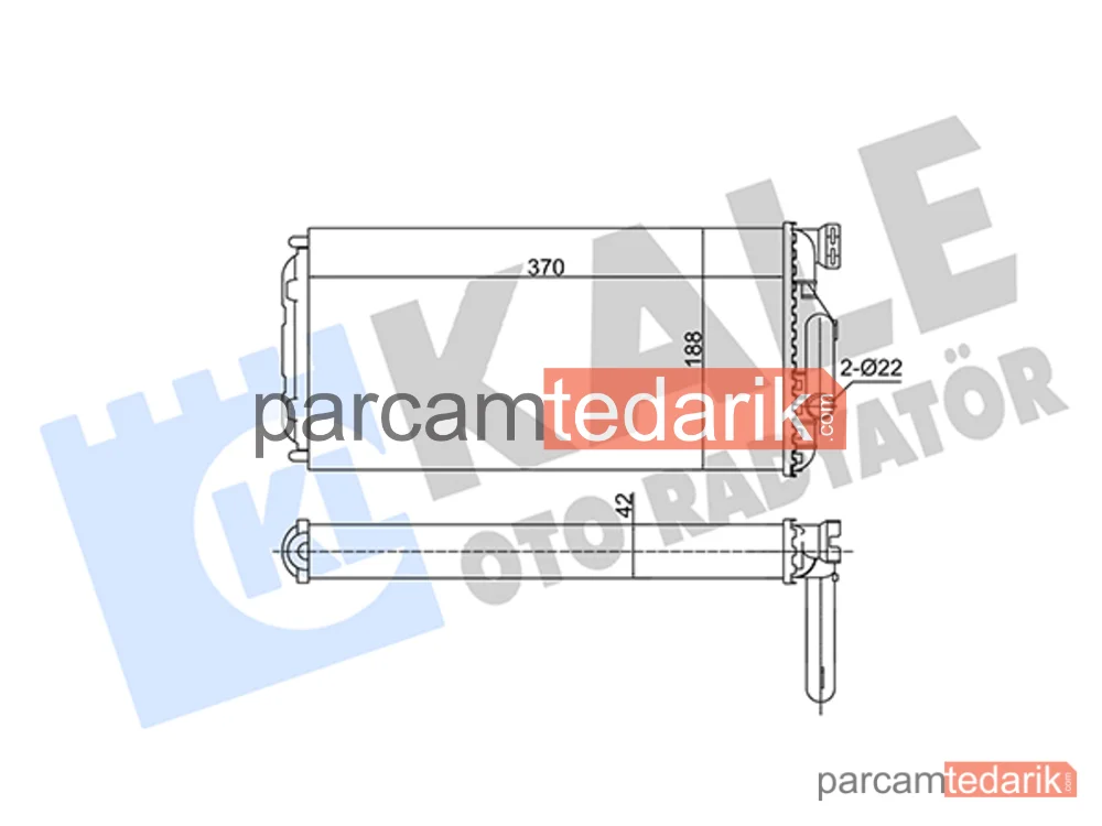354920 | Kalorifer Radyatörü — Mercedes-Benz Axor 2